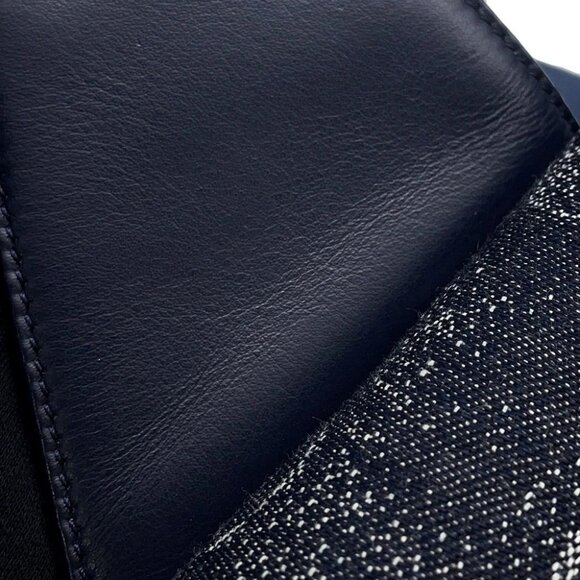 Dior Camouflage Saddle Crossbody Bag Canvas Navy - Picture 12 of 13